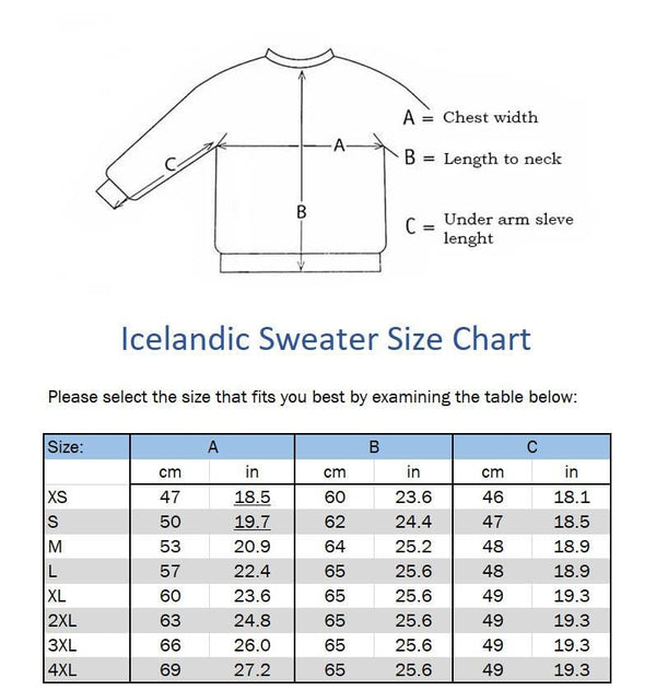 Freyja - Icelandic Sweater - White - The Icelandic Store