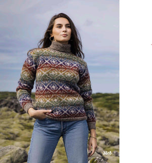 Earth Blue knitting kit - Icelandic sweater