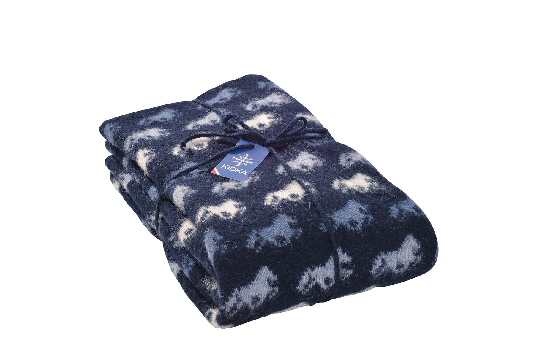 Kidka woolen blanket. Gift for those who love Icelandic wool products.