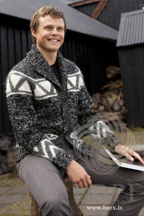 ARI Lettlopi Wool Button Cardigan - Knitting Kit