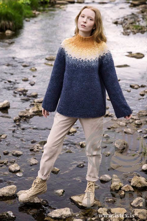 Nightfall Wool Sweater - Knitting Kit