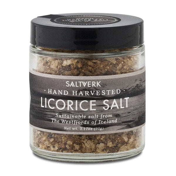 Licorice sea salt from Iceland. Saltwerk