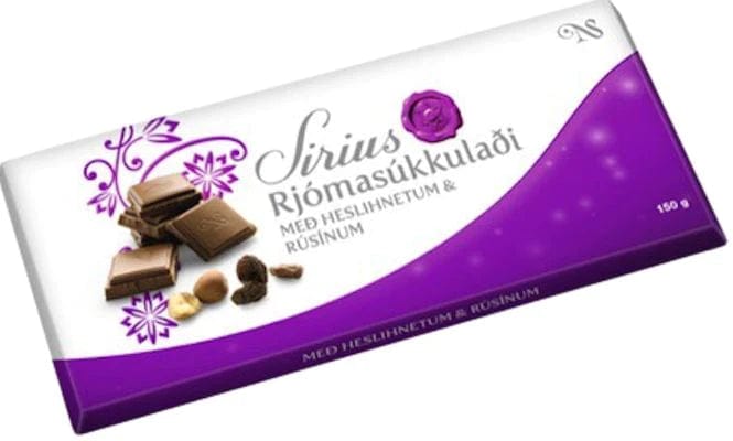 Noi Sirius Chocolate - Nuts & Raisins - The Icelandic Store