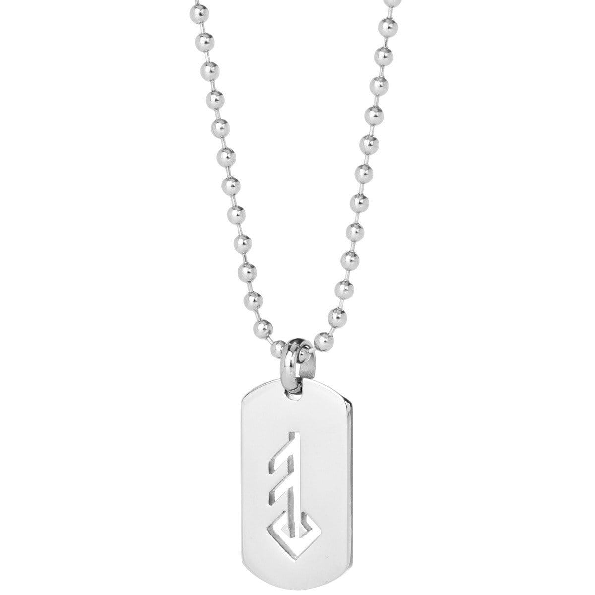 LOVE / ÁST STEEL DOG TAG NECKLACE - icelandicstore.is