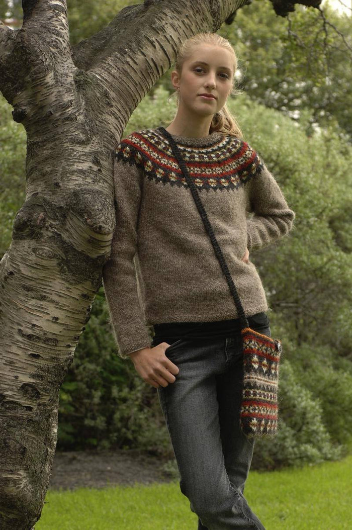Free Icelandic Sweater knitting pattern - Aftur