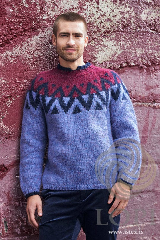 Distance Lavender Sweater Knitting Kit