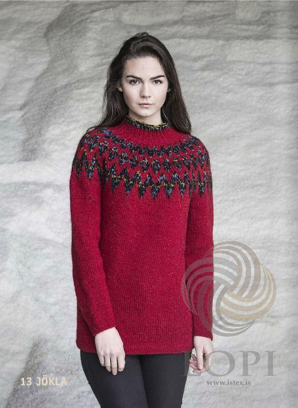 JÖKLA RED - Knitting Kit - icelandicstore.is