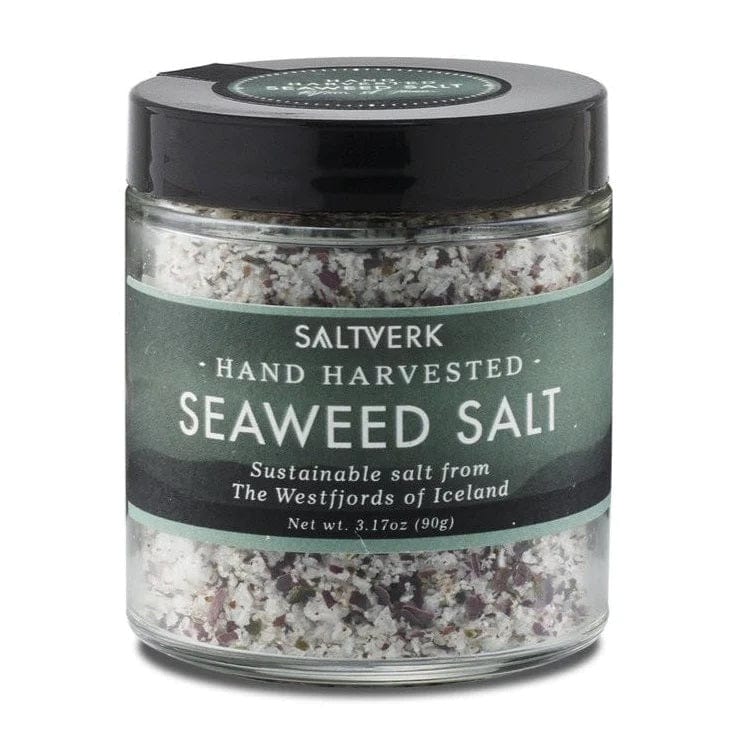 Sustainable Icelandic seaweed sea salt from Iceland.