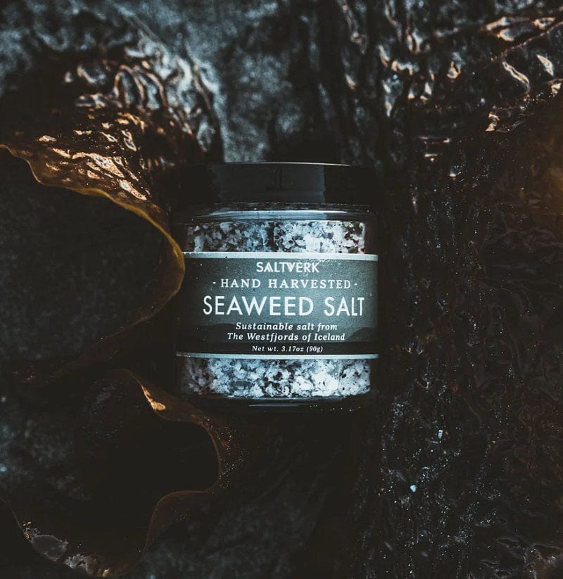 Seaweed sea salt from Iceland.