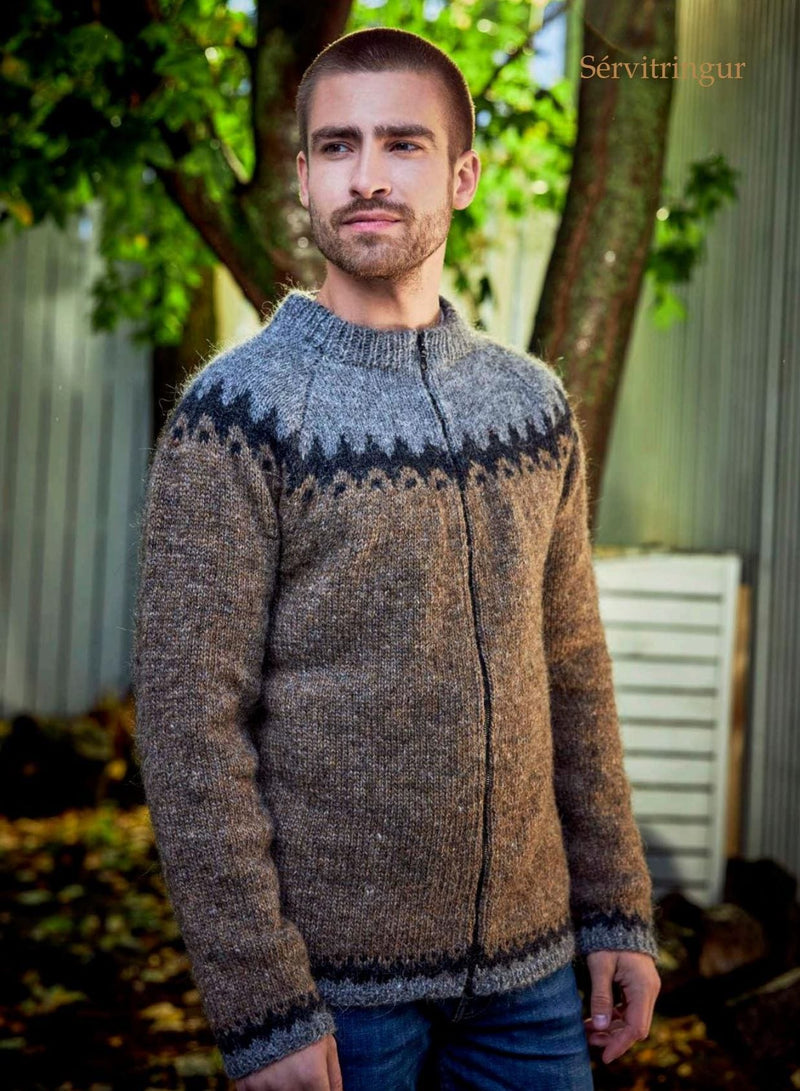 Sérvitringur - Brown Knitting Kit - icelandicstore.is
